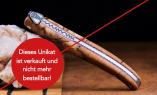 UNIKAT: Taschenmesser Laguiole en Aubrac, Edition BELLE 12, Birke, Plein, guillochierte Biene  Ansicht 1