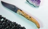 Jagdmesser Laguiole du Barry, Buche, 14 cm, brillant, guillochierte Biene, Plein Ansicht 1