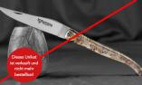 UNIKAT: Taschenmesser Laguiole en Aubrac, MERCOL 23, Pappelholz, Plein, brosse, guillochierte Biene Ansicht 1