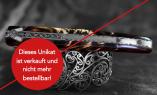 AUSVERKAUFT: Taschenmesser Laguiole en Aubrac, Edition BELLE 21, Pappelholz, Plein, guillochierte Biene  Ansicht 1