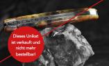 AUSVERKAUFT: Taschenmesser Laguiole en Aubrac, Edition BELLE 24, jap. Damast, Pappelholz, Plein, guillochierte Biene  Ansicht 1