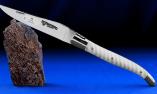 Taschenmesser Laguiole en Aubrac, guillochierte Biene, OS, brillant, DREOS-Griff Ansicht 1