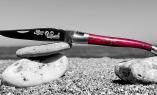 Taschenmesser Laguiole du Barry, Lady-Messer, 10 cm, Amaranth, guillochierte Biene, brosse Ansicht 1