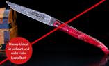 UNIKAT: Taschenmesser Laguiole Claude Dozorme, Edition JOOM 05, Damast, Holz hybrid, Plein, brillant, guillochierte Biene Ansicht 1