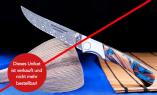 UNIKAT: Jagdmesser Claude Dozorme, Edition MORLOS 14, Hybrid-Holz, Damast, brosse Ansicht 1