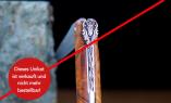 UNIKAT: Taschenmesser Laguiole en Aubrac, Edition BELLE 27, Eisenholz, Damast, Plein, guillochierte Biene  Ansicht 1