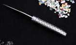 Taschenmesser Laguiole Du Barry, black moeh, Carbongriff, Plein, guillochierte Biene, brillant Ansicht 1