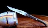 Taschenmesser Laguiole Chevalier, Edition Gawain, Fire Knight, Bocote, brosse, Plein, double platines Ansicht 1