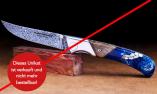 UNIKAT: Jagdmesser Claude Dozorme, Edition MORLOS 18, Hybrid-Holz, Damast, brosse Ansicht 1