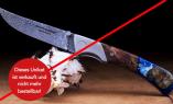 UNIKAT: Jagdmesser Claude Dozorme, Edition MORLOS 22, Hybrid-Holz+ AMMONITEN, Damast, brosse Ansicht 1