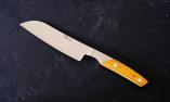 Santoku-Messer Thiers Goyon-Chazeau, Wacholdergriff. 17 cm, glatte Klinge Ansicht 1