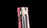 Taschenmesser Chevalier Laguiole, Edition AREC 03, Mammutbackenzahn, brosse, Plein, double Platines, Rubine/ 585er Gold  Ansicht 1