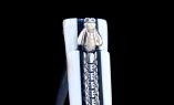  Taschenmesser Chevalier Laguiole, Edition AREC 04, Horn/Warzenschwein, brosse, Plein, double Platines, Diamante/Gold Ansicht 1