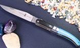 Taschenmesser Chevalier Laguiole Edition ARTHOS 04, Double Platines, Brillant, Plein, Ebenholz/Knochen Ansicht 1