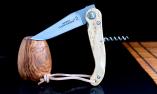 Taschenmesser Claude Dozorme Laguiole, Edition Baroudeur, Birke, mit Korkenzieher Ansicht 1