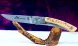 Taschenmesser Claude Dozorme, Thiers Liner Lock, Edition Nature ALPEN, Eiche Ansicht 1