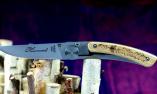 Taschenmesser Claude Dozorme, Thiers Liner Lock, Edition Nature WANDER*IN, Eiche Ansicht 1