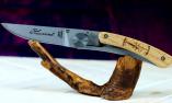 Taschenmesser Claude Dozorme, Thiers Liner Lock, Edition Nature KOMPASS, Eiche Ansicht 1