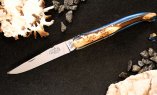 Taschenmesser Forge de Laguiole Edition ACHEMIST 01, Hybrid-Holz, guillochierte Biene, brillant, Plein Ansicht 1