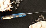 Taschenmesser Forge de Laguiole Edition ACHEMIST 01, Hybrid-Holz, guillochierte Biene, brillant, Plein Ansicht 2