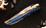 Taschenmesser Forge de Laguiole Edition ACHEMIST 01, Hybrid-Holz, guillochierte Biene, brillant, Plein Ansicht 4