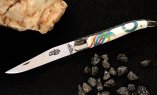 Taschenmesser Forge de Laguiole Edition SEIZE ALTAIR, Acryl, guillochierte Biene, brillant, 11 cm Ansicht 1