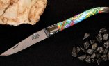 Taschenmesser Forge de Laguiole Edition SEIZE ANTARES, Acryl, guillochierte Biene, brillant, 11 cm Ansicht 2