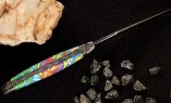 Taschenmesser Forge de Laguiole Edition SEIZE ANTARES, Acryl, guillochierte Biene, brillant, 11 cm Ansicht 3
