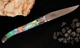 Taschenmesser Forge de Laguiole Edition SEIZE SIRIUS, Acryl, guillochierte Biene, brillant, 11 cm Ansicht 1