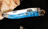 Taschenmesser Forge de Laguiole Edition SEIZE VEGA, Acryl, guillochierte Biene, brillant, 11 cm Ansicht 3