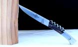 Taschenmesser Goyon-Chazeau mit Korkenzieher Le St. Vincent, Palmenholz mit Korkaufsteller, brosse Ansicht 1