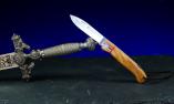 Taschenmesser Joker Canguro I, 11 cm, Olivenholz/Palisander, Backlock-Arretierung, brosse Ansicht 1