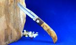 Taschenmesser Joker-Pointer 7,5 cm, Olivenholz/Palisander, Backlock-Arretierung Ansicht 1
