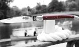 Taschenmesser Laguiole Arbalete Genes David, 11 cm, Amaranth, Edition Classic, brillant Ansicht 1