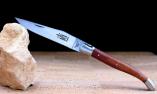 Taschenmesser Laguiole Arbalete Genes David, guillochierte Biene, Bruyere, brosse Ansicht 1