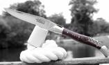 Taschenmesser Laguiole Arbalete Genes David, Palmenholz, Korkenzieher, Edition Classic, brosse Ansicht 1