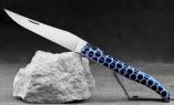 UNIKAT: Taschenmesser Laguiole Armand Cayzac, Edition ORTERA 01, Kunstharz, brosse, guillochierte Biene Ansicht 1