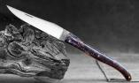 UNIKAT: Taschenmesser Laguiole Armand Cayzac, Edition ORTERA 02, Tannenzapfen, brosse, guillochierte Biene Ansicht 1