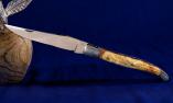 Taschenmesser Laguiole Armand Cayzac, Edition PLANCHET, Pappelholz, brosse Ansicht 1
