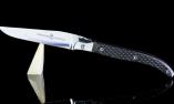 Taschenmesser Laguiole Chevalier Edition AVELINE 09, Carbon, DROP9-System, brillant Ansicht 1