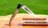 Taschenmesser Laguiole Chevalier, Edition Gawain, Fire Knight, Tigerkoralle+Horn, brosse, Plein, double platines Ansicht 1