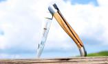 Taschenmesser Laguiole Chevalier, Edition Perceval, Ebenholz, double platines, brosse Ansicht 1