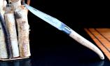 Taschenmesser Laguiole Claude Dozorme, Edition Gravure, Eiche, brosse, guillochierte Biene Ansicht 1