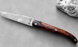 Taschenmesser Laguiole Claude Dozorme, Edition JOOM 06, Damast, Eisenholz, Plein, brosse, guillochierte Biene Ansicht 1