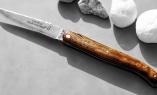 Taschenmesser Laguiole Claude Dozorme, Edition JOOM 07, Damast, Eukalyptusholz, Plein, brosse, guillochierte Biene Ansicht 1