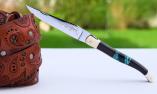 Halb-UNIKAT: Taschenmesser Laguiole David Dauvillaire, Edition BERGAS 04, Palisander, Mammutbackenzahn, -stosszahn, Plein, tripple Platines, brillant  Ansicht 1