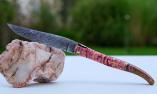 Halb-UNIKAT: Taschenmesser Laguiole David Dauvillaire, Edition BERGAS 10, Damast, Mammutbackenzahn, Mokume, tripple Platines, brillant, Plein Ansicht 1