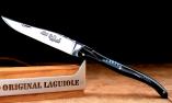 Taschenmesser Laguiole du Barry, 13 cm, Edition BURAL 01, Jay-Feder (Blauhäher), brillant, double platines Ansicht 1