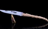 Taschenmesser Laguiole du Barry, Aile Pigeon 13 cm, Mammut, brillant, guillochierte Biene Ansicht 1