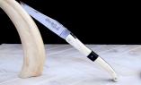 Taschenmesser Laguiole du Barry, BICOL 1, Warzenschwein/Ebenholz, brillant, guillochierte Biene Ansicht 1